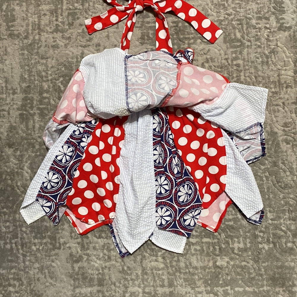 🔥4/20! Millie jay 4th of July dress. Size 2T - Picture 4 of 8